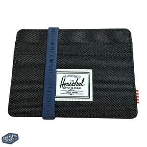 Herschel Supply Co. Black Charlie RFID Wallet Slim | Secure | Everyday Essential